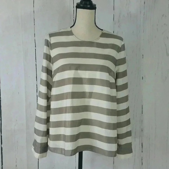 Vince Camuto Striped Blouse - Picture 1 of 6